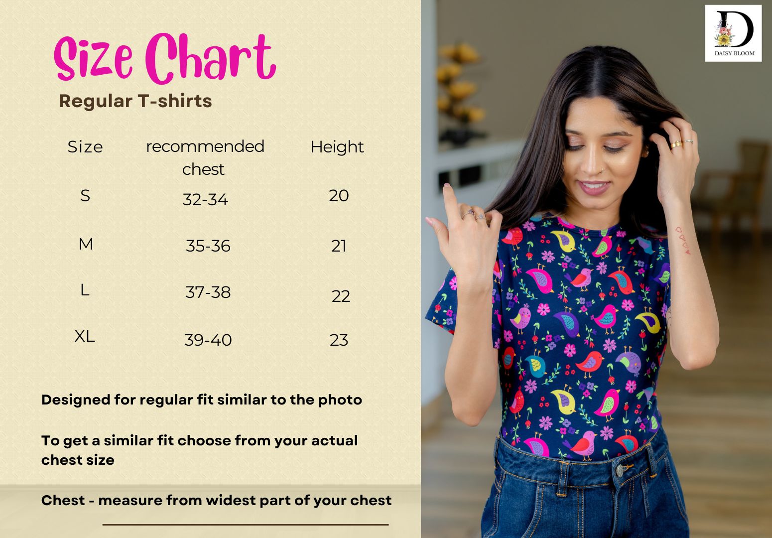 Vibrant tweeties regular tshirt