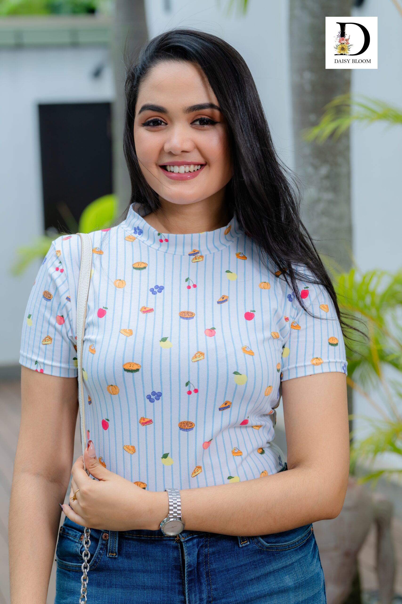 Fruity Charm cropped Tee